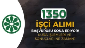 TÜRKŞEKER 1350 İşçi Alımı Kura İşlemleri ve Sonuçları ?