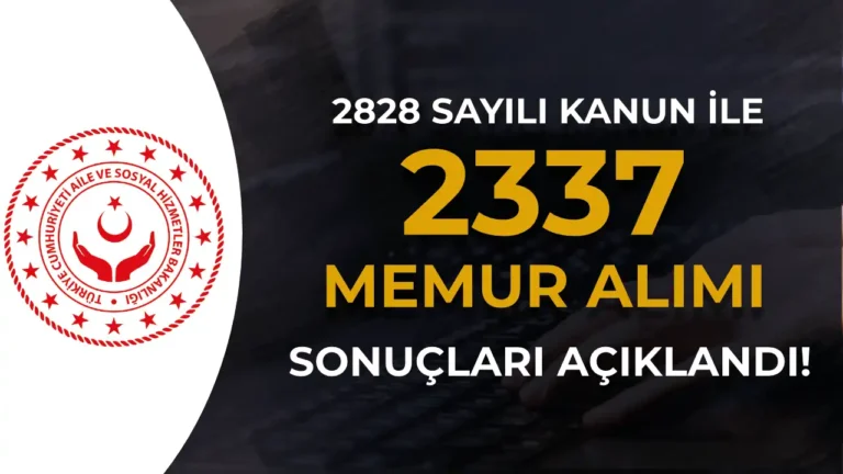 2828 sayili kanun ile memur alimi 1