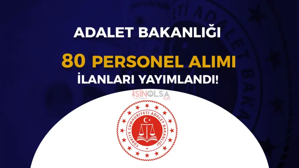 adalet bakanligi iup perosnel alimi