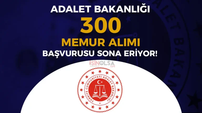 adalet bakanligi memur alimi