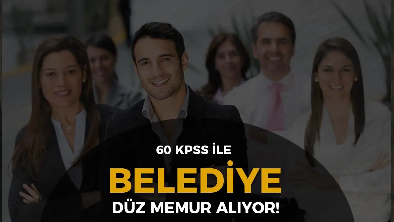 Belediye 60 KPSS İle Memur Alımı Yapılacak! ( Alay Belediyesi )