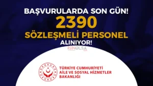 ASHB 2390 Kamu Personeli Alımı Başvurusu Sona Eriyor!