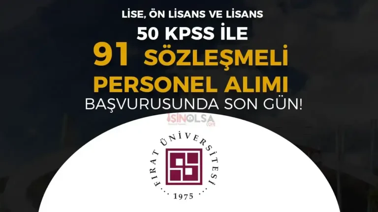 firat universitesi personel alimi