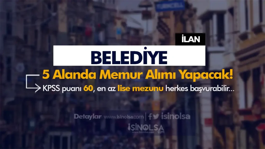 gole belediyesi memur alimi ilani 1