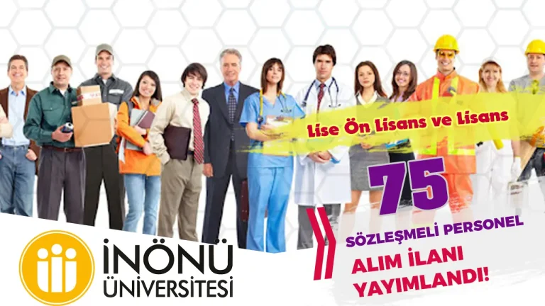 inönü üniversitesi personel alımı