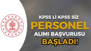 Kültür Bakanlığı KPSS li KPSS siz 15 Sözleşmeli Personel Alımı Başladı!