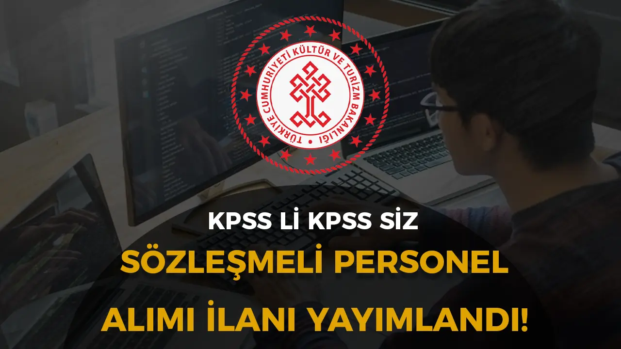 kültür bakanlığı prsonel alımı