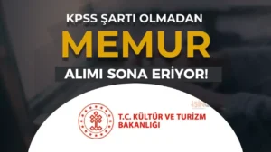 Kültür Bakanlığı YTB  KPSS SİZ Memur Alımı İlanı Başvurusu 2024