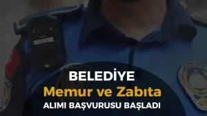 Manavgat Belediyesi 60 KPSS İle Memur ve Zabıta Alımı Başvurusu Başladı!