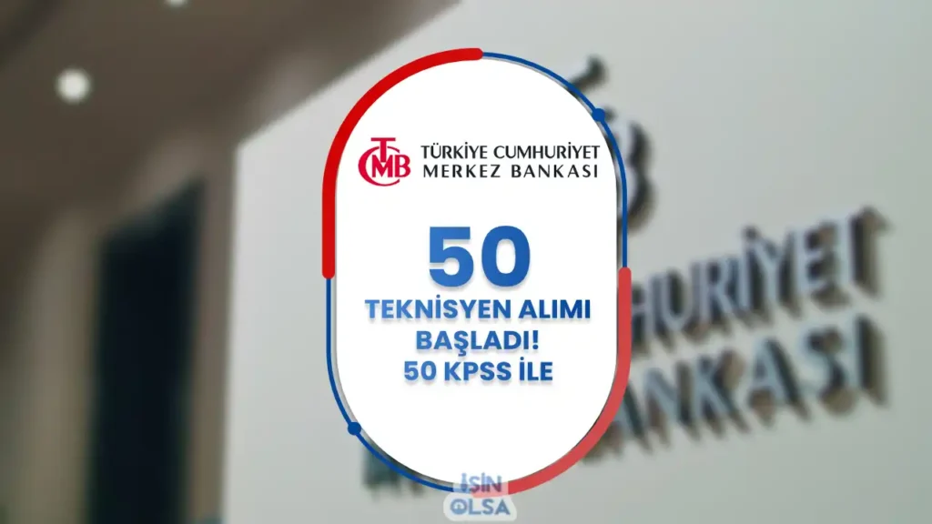 merkez bankasi teknisyen alimi 1