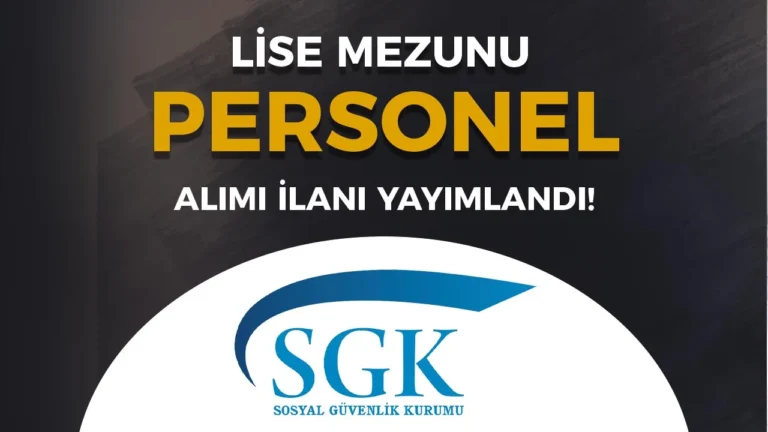 sgk perosnel alimi