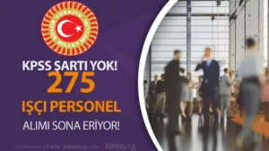 Meclise ( TBMM ) 275 İşçi Personel Alımı Başvuru! KPSS YOK