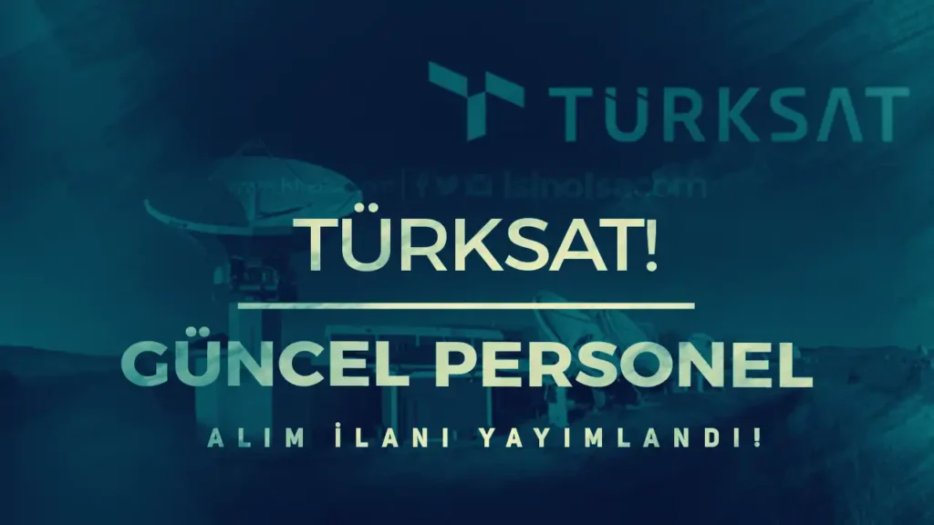 turksat personel alimi 2024