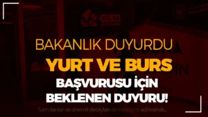 ÖZYES Öğrencileri İçin GSB Yurt ve Burs/Kredi Başvuruları Başladı