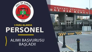 Adli Tıp Kurumu KPSS İle 16 Sözleşmeli Personel Alımı Başvurusu Başladı!