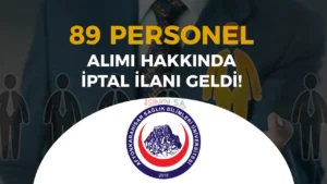 AFSÜ 89 Personel Alımında İptal Kararı Yayımlandı! İşte O Kadrolar