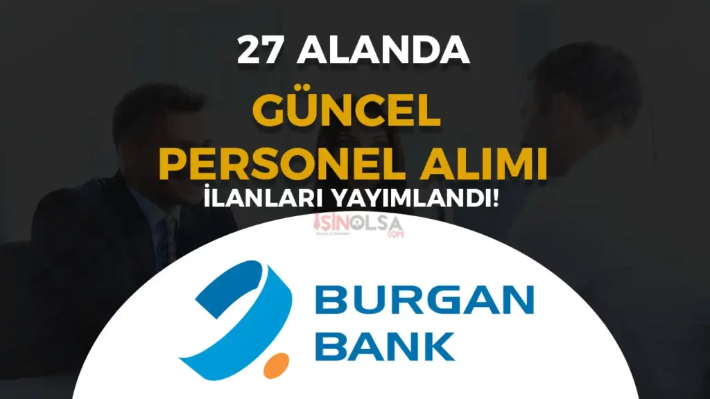 burgan bak personel alimi 2024