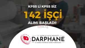 Darphane İŞKUR 142 İşçi Alımı Başvurusu Başladı! İş İlanı No