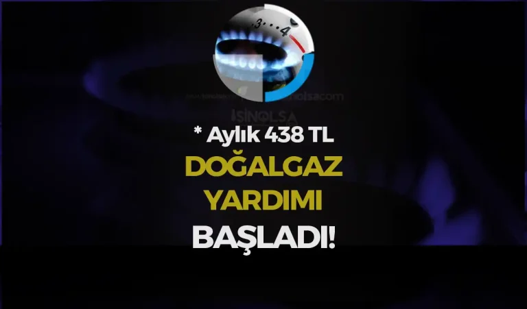 Aylık 438 TL Doğal Gaz Yardımı Başladı: E-Devlet Başvuru Ekranı Açıldı