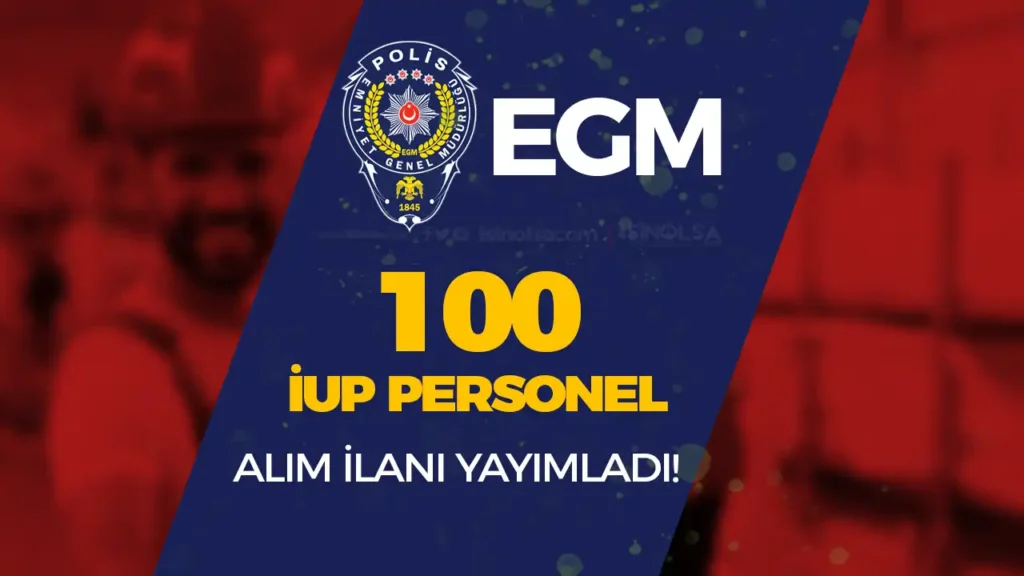 egm iup personel alimi