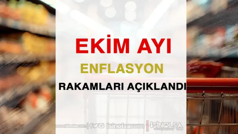 Ekim Ayı Enflasyon Rakamları Açıklandı: Yıllık Enflasyon %48,58’e Geriledi