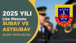 Jandarma 2025 Yılı JSGA ve JAMYO Subay ve Astsubay Alımı Yapacak!