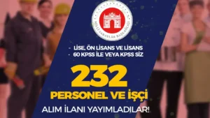 Milli Saraylar İdaresi 232 Sözleşmeli Personel ve İşçi Alımı İlanı – KPSS li KPSS siz