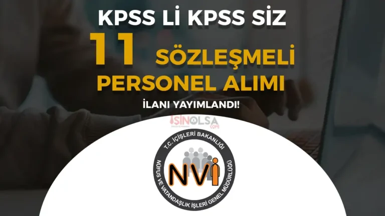 nvi bilisim personeli alimi