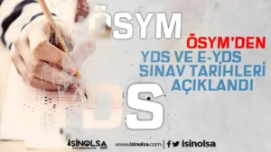 2025 YDS ve e-YDS Sınav Takvimi ve Başvuru Süreci