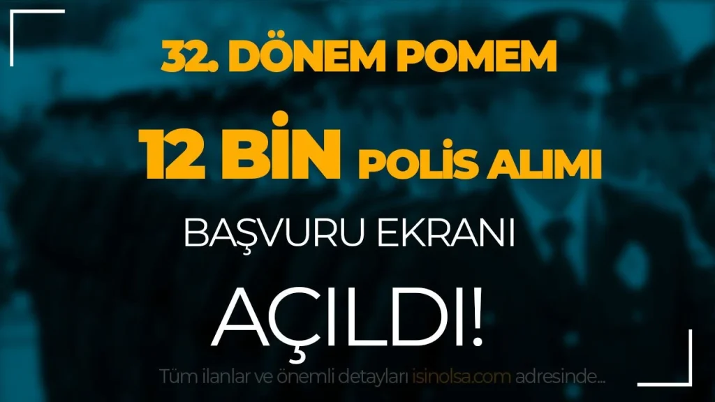 POLİS ALIMI BAŞVURUSU