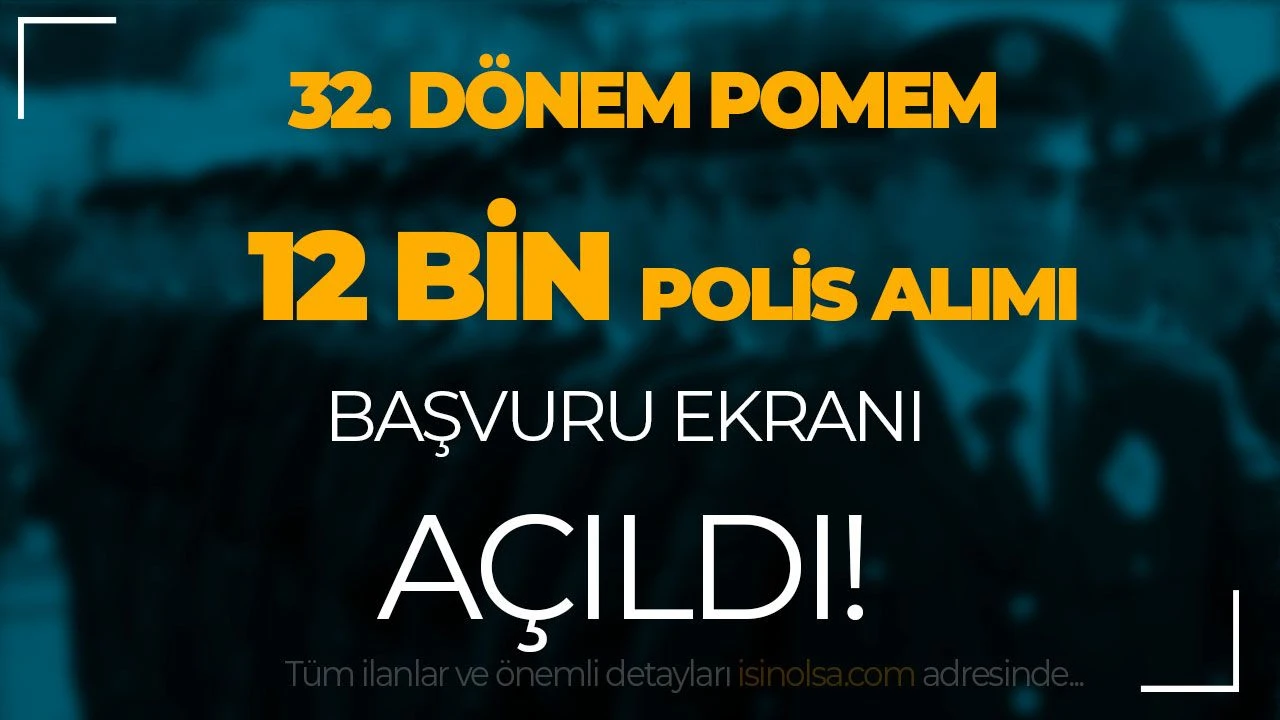 POLİS ALIMI BAŞVURUSU