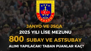 Jandarma 2025 Yılı 800 JSGA ve JAMYO Subay ve Astsubay Alımı Yapacak!