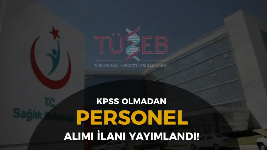 tüseb personel alımı