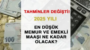 En Düşük Memur ve Emekli Maaşı İçin Yeni Tahmin: 2025 Zammı Beklentisi