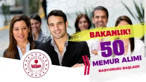 İçişleri Bakanlığı 2025 Yılı 50 Memur Alımı Online Başvuru Başladı!