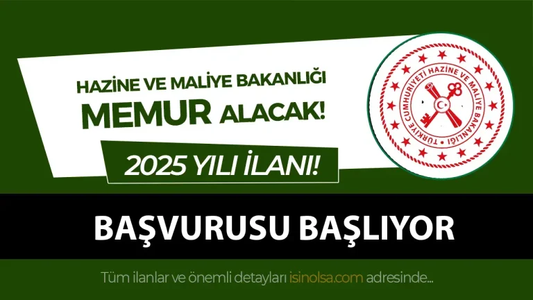 MALİYE BAKANLIĞI MEMUR ALIMI BAŞVURUSU