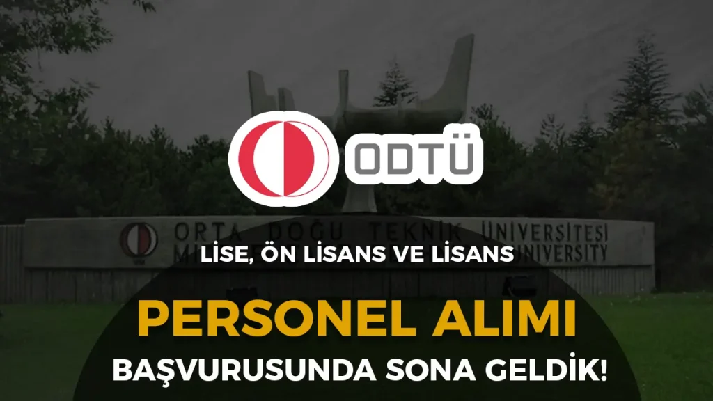 ODTÜ Personel alımı