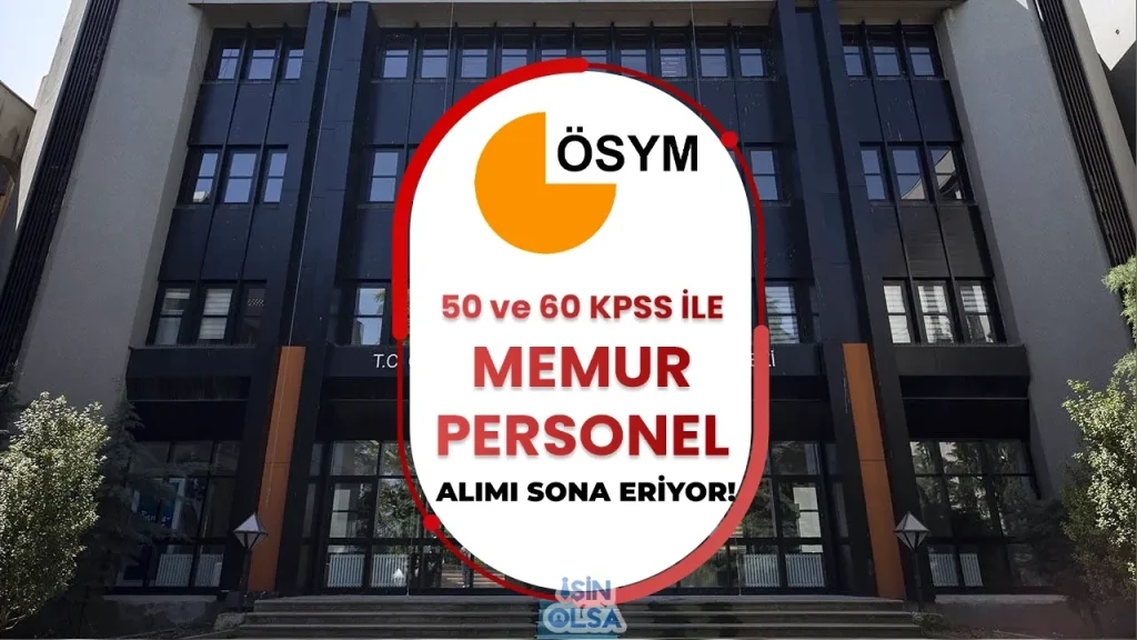 ÖSYM Memur personel alımı