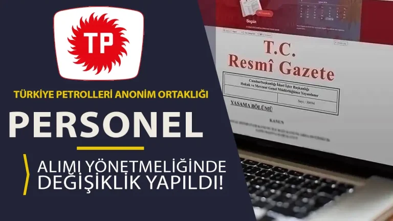 TPAO personel yonetmeligi