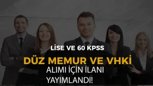 Belediye En Az Lise ve 60 KPSS ile Memur ve VHKİ Alıyor ( Karamıkkaracaören Belediyesi )