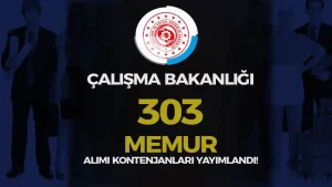 Çalışma Bakanlığı 303 Memur Alımı Yapacak! ( Dolu Boş Kadro Nedir )