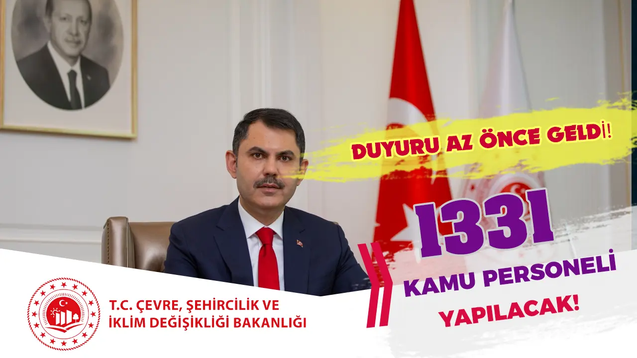 çevre bakanlığı perosnel duyurusu