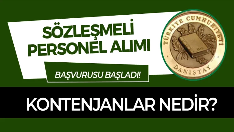 Danıştay 60 KPSS İle Personel Alımı Başvurusu Başladı! İşte Kontenjanlar..