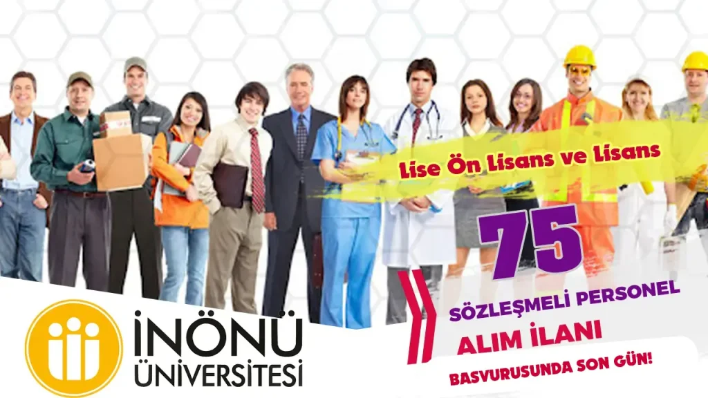 inönü üniversitesi personel alımı