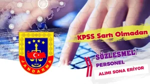 Jandarma Sözleşmeli Personel Alımı Bitiyor! ( Bilişim Personeli )