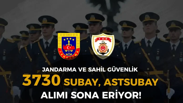 jandarma subay ve astsubay alımı başvurusu