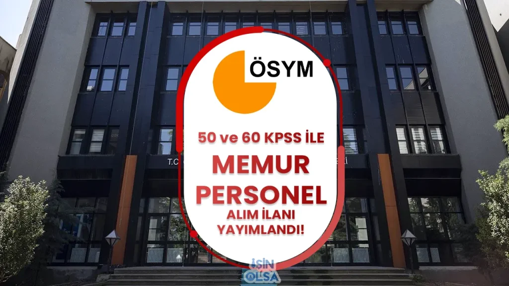 ösym memur personel alımı