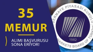 SPK 35 Memur Alımı Başvurusu ( Uzman Yardımcısı )