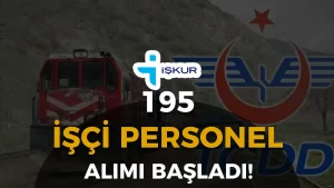 TCDD 195 Yeni İşçi ve Personel Alımı İŞKUR Başvurusu Başladı!