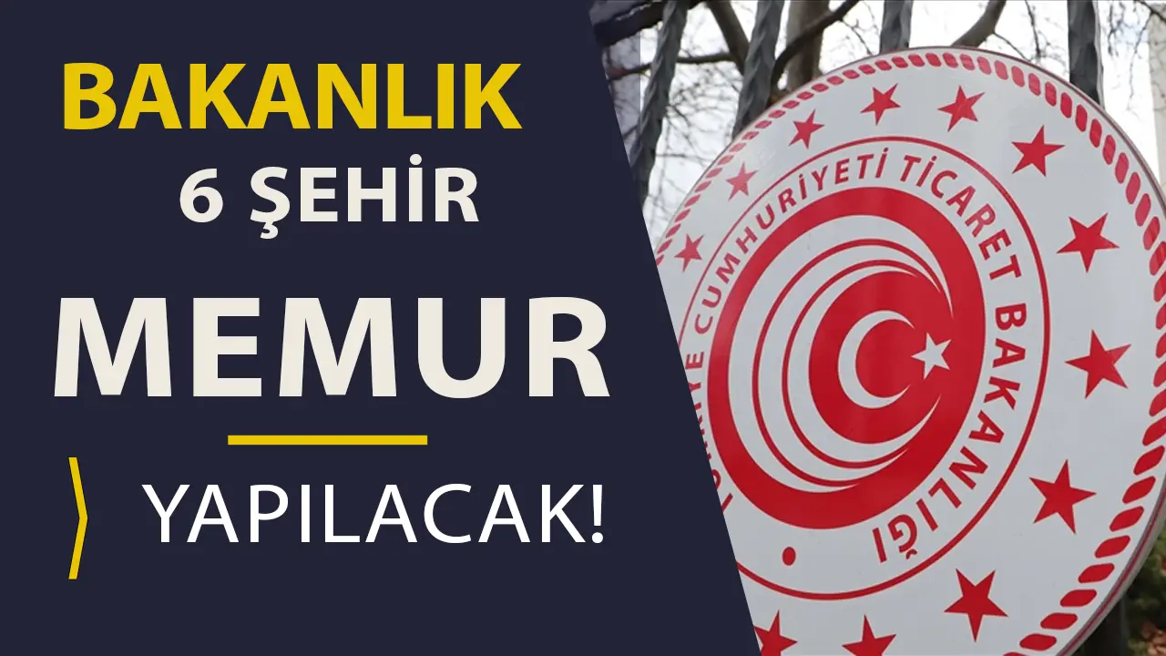 ticaret bakanlığı memur alımı kimyager